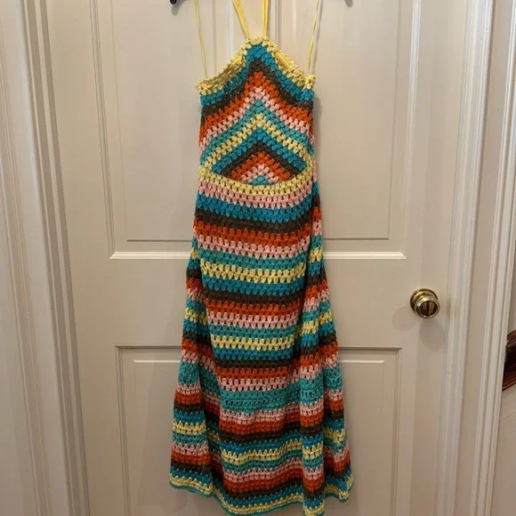 crochet summer dress Amazon.com: The Drop Women's Jayla Sleeveless Crochet Midi Dress, Birch Stripe, XXS : Clothing, Shoes & Jewelry